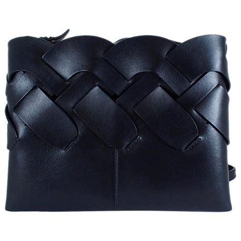 Prada Vitello Leather Intreccio Tress 